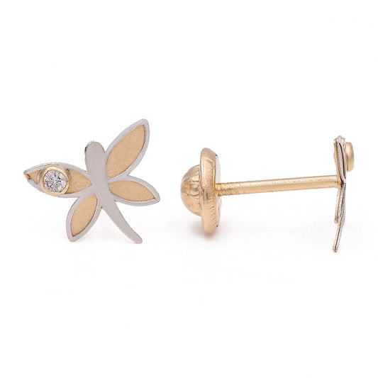 Butterfly Earrings with Cubic Zirconias