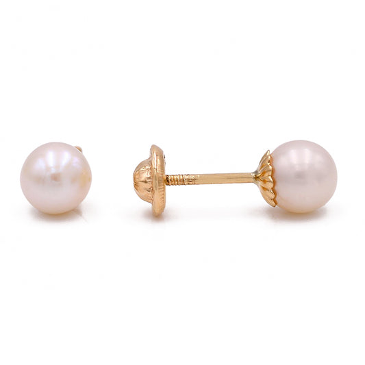 Fashion Round Earrings with Pearl