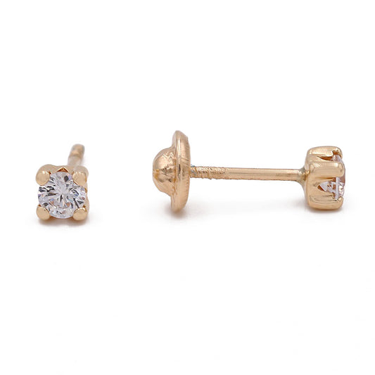 Square Shape Stud Cubic Zirconias Earrings