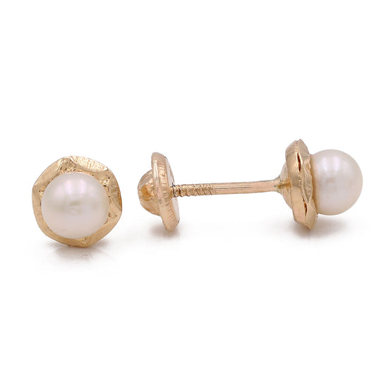 Fashion Round Earrings with Pearl