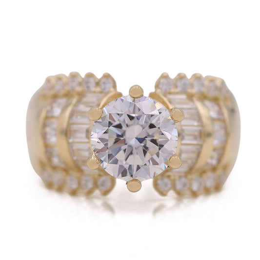 Bridal Ring with Center Solitaire