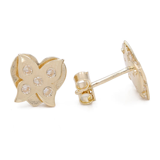 Fashion Butterfly Earrings with Cubic Zirconias