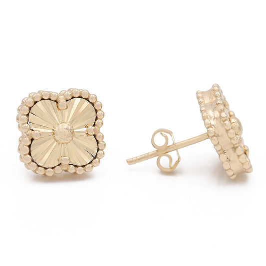 Diamond Cut Flowers Earrings