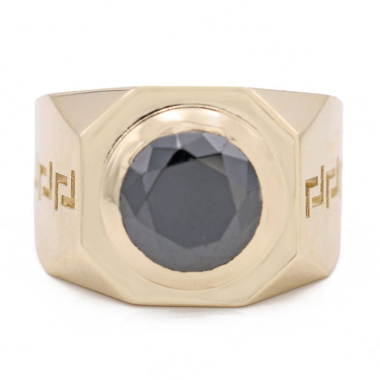 Fashion Ring with Black Center Stone