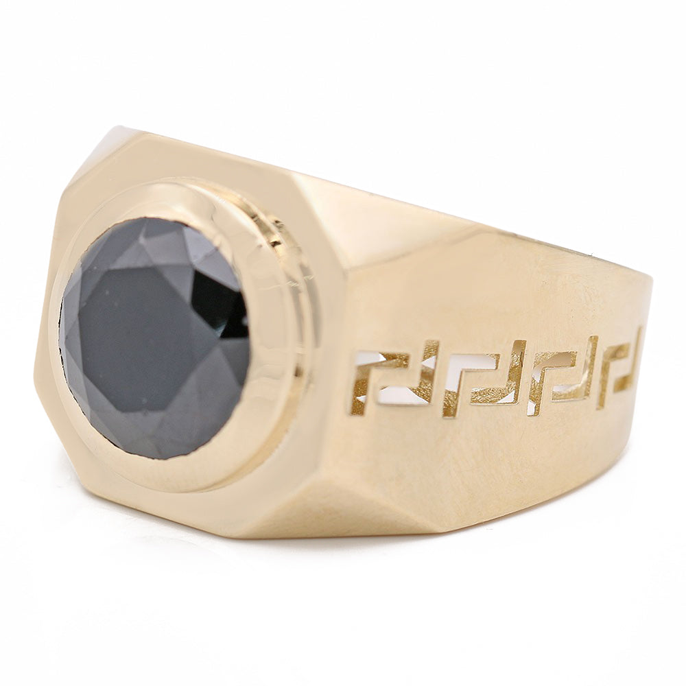Fashion Ring with Black Center Stone