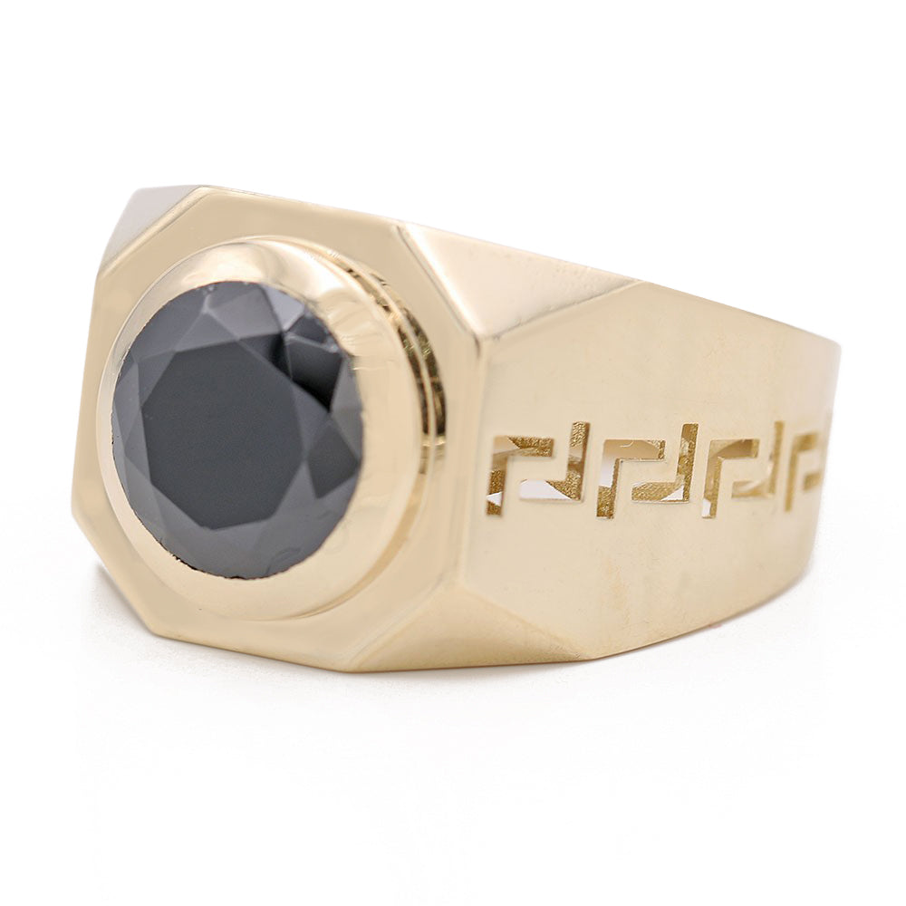 Fashion Ring with Black Center Stone
