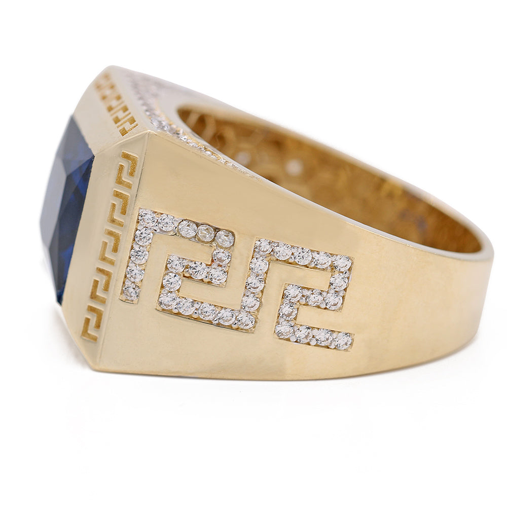 Fashion Ring with Blue Center Stone