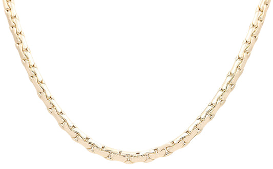 Semi-Solid Fashion Link Necklace