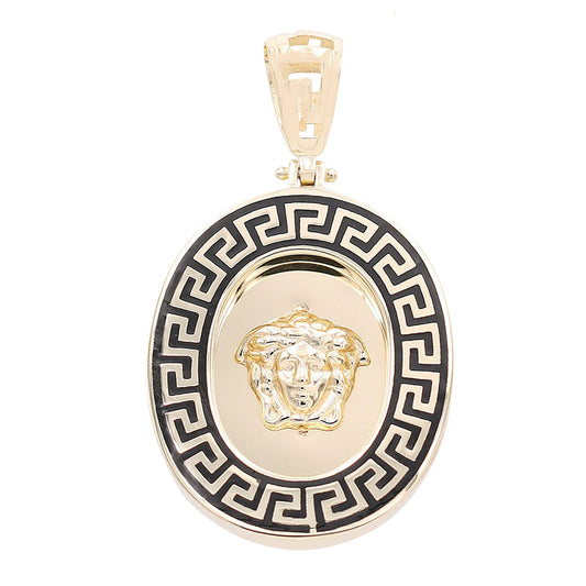 Greek Insert Medusa Head Pendant