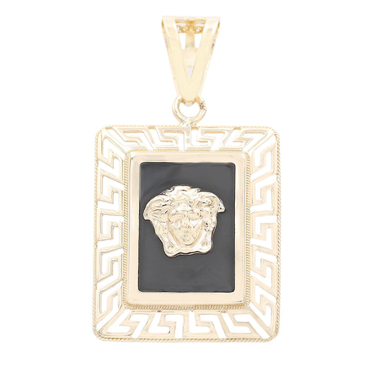 Rectangular Pendant with Medusa Head