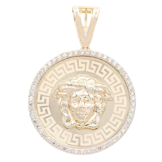 Round Medusa Head Pendant