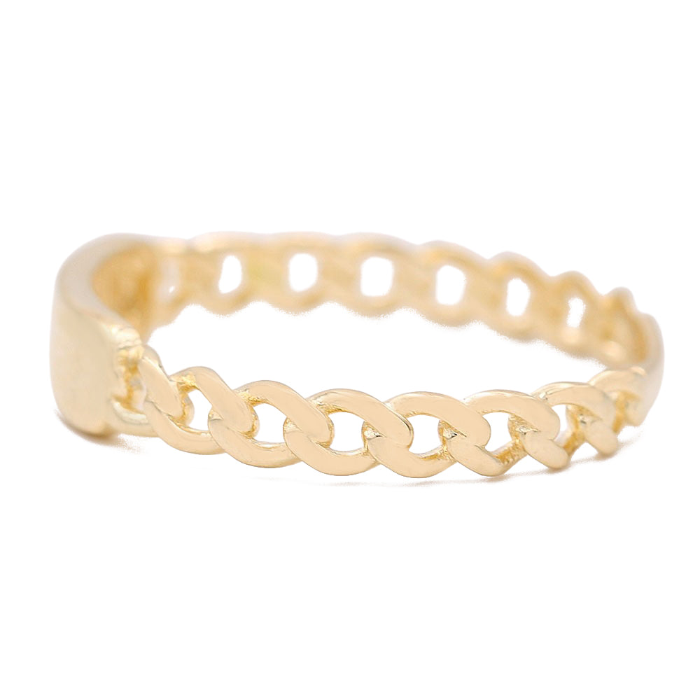 Fashion Name ID with Chain Link Ring