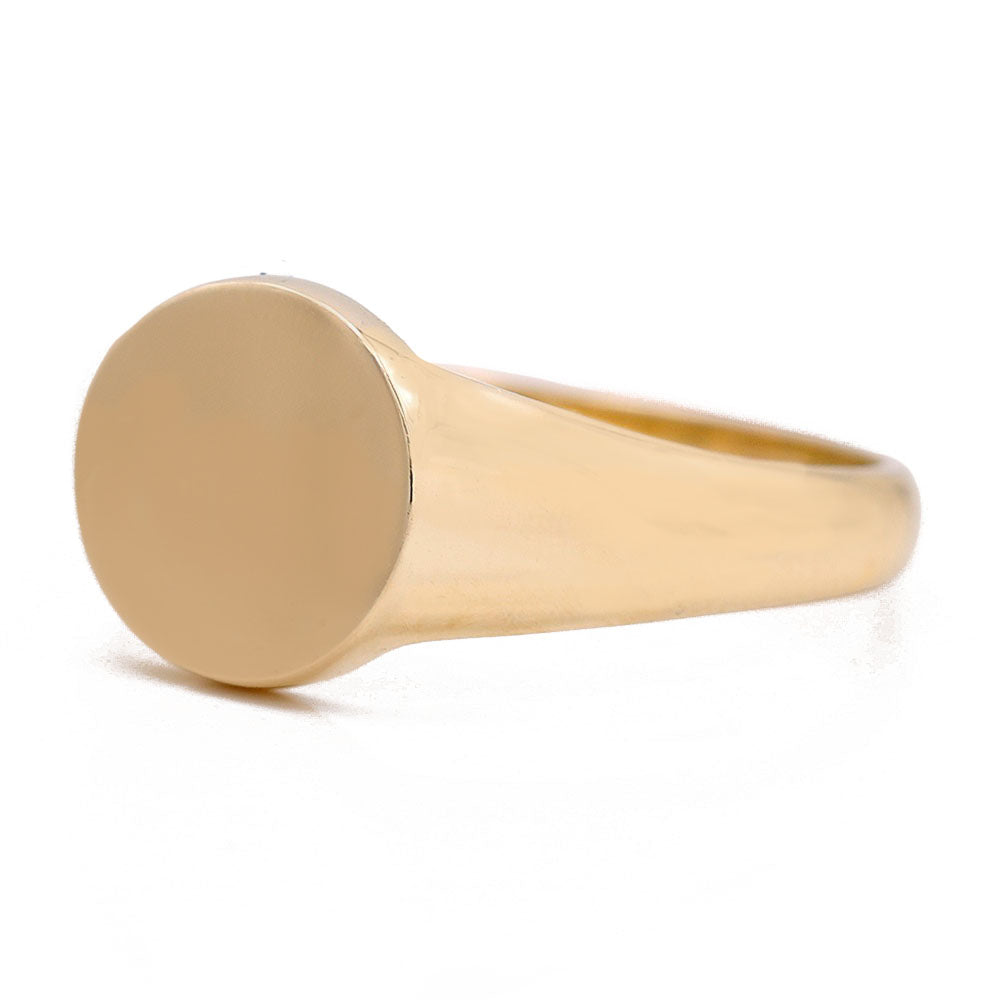 Fashion Round Flat Ring
