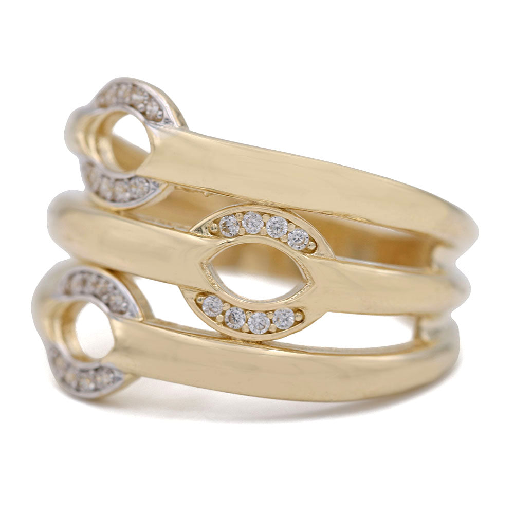 Fashion Ring with Cubic Zirconias