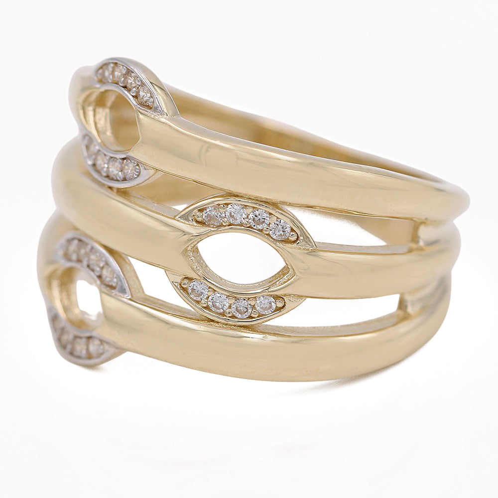 Fashion Ring with Cubic Zirconias