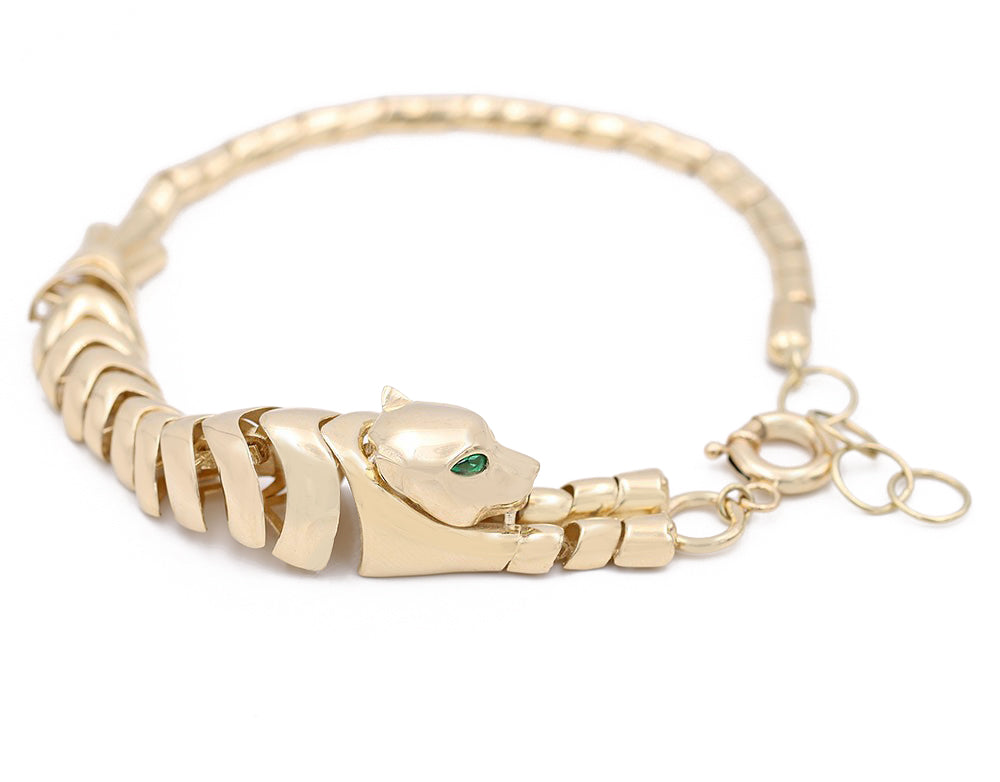 Fashion Reticulated Panther Bracelet