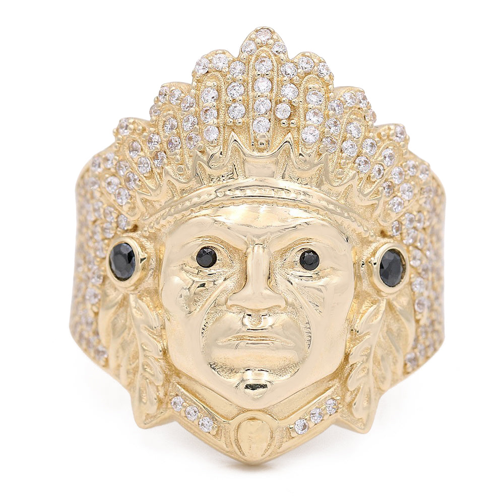 Fashion Indian Head Design Ring