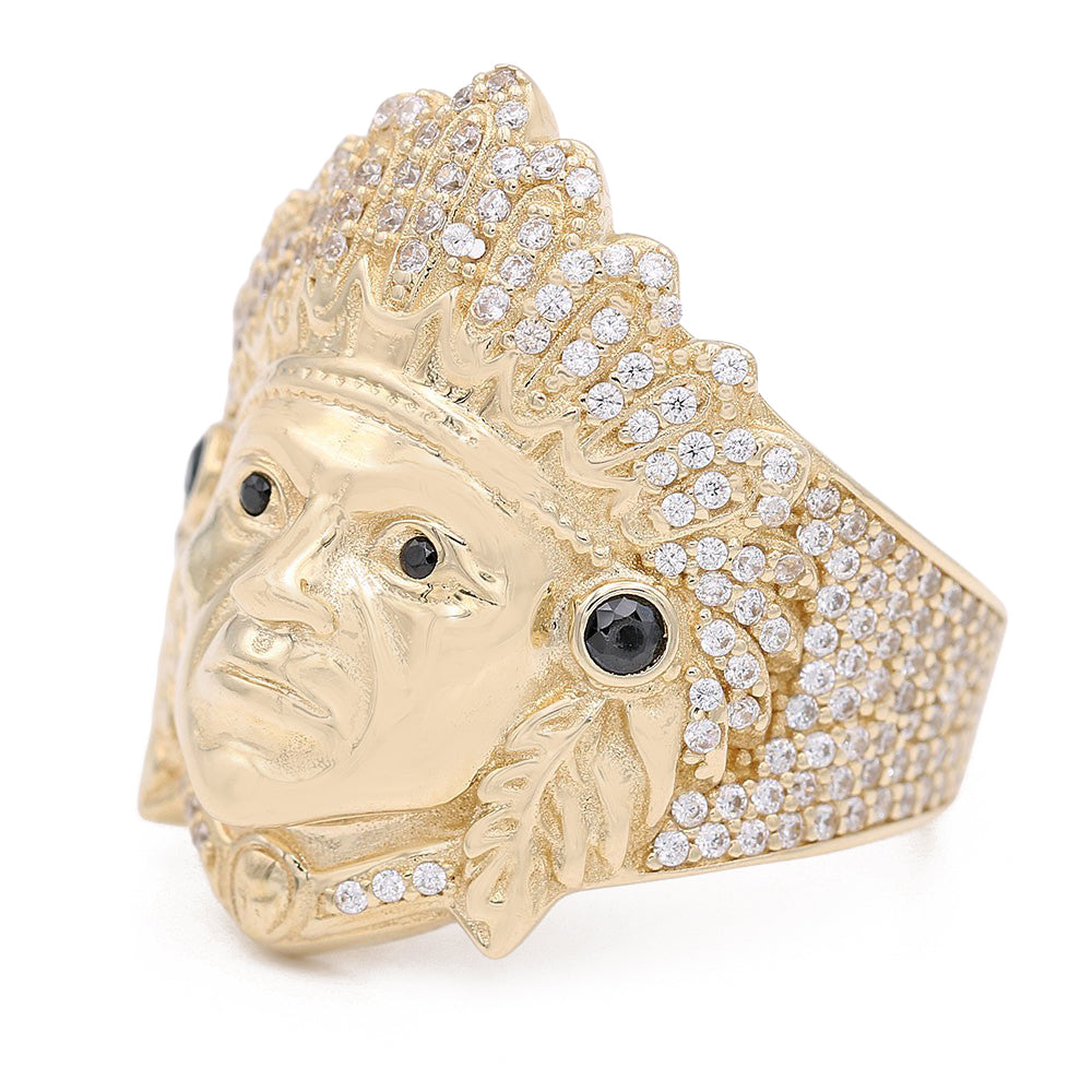 Fashion Indian Head Design Ring