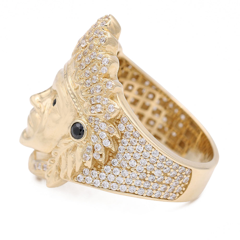Fashion Indian Head Design Ring