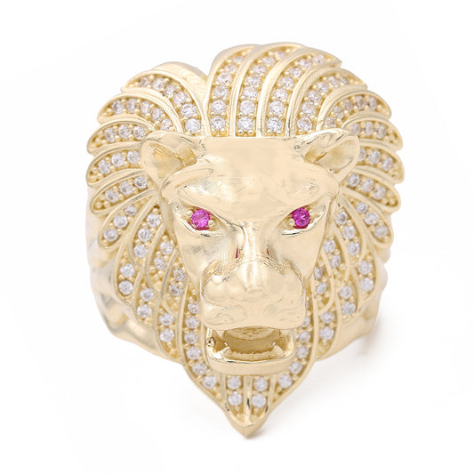 Fashion Lion Head Design Ring