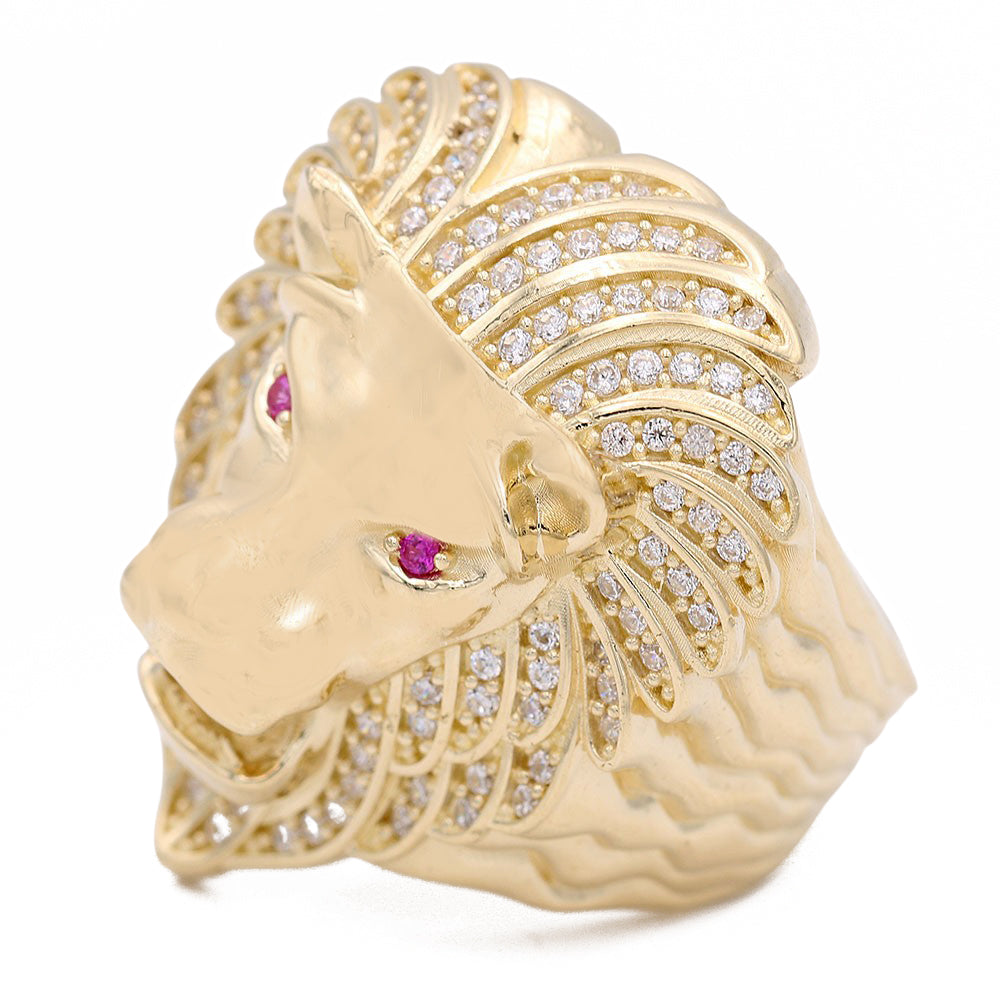 Fashion Lion Head Design Ring