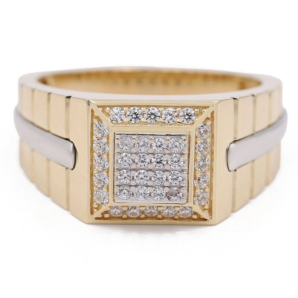 Fashion Ring with Cluster Cubic Zirconias
