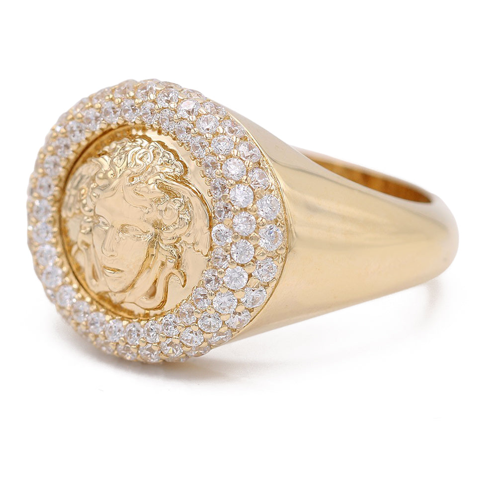 Medusa Head Fashion Ring with Cubic Zirconias