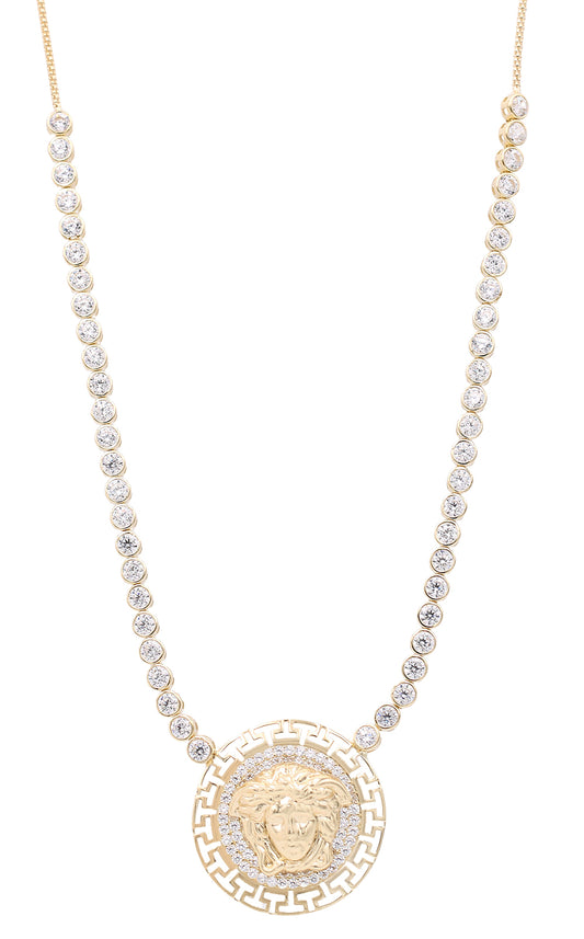 Fashion Beads Medusa Head Necklace