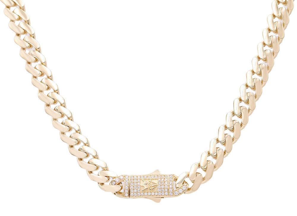 Monaco Link Necklace with Cubic Zirconias