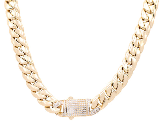 14K Yellow Gold Cuban Link Chain