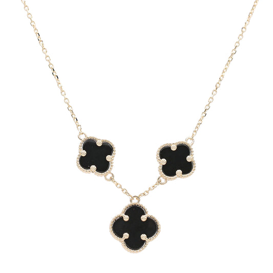 Fashion Color Black Stone Necklace