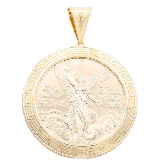 Lady Liberty 50 Pesos Coin Pendant