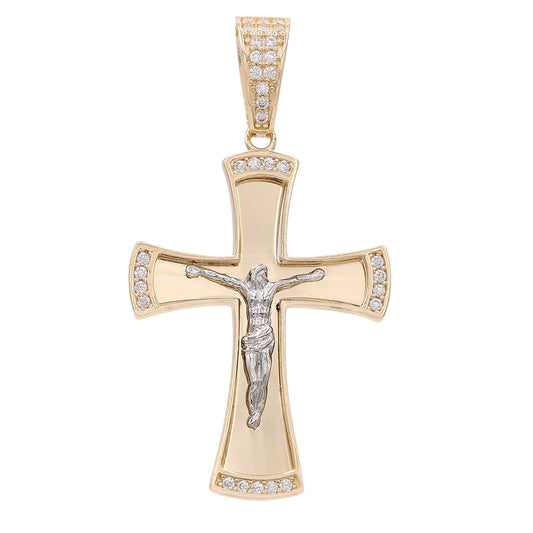 Cross Pendant with Cubic Zirconias