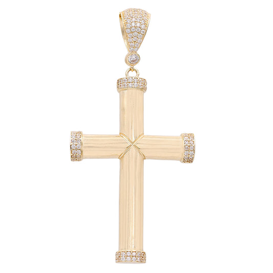 Cross Pendant with Cubic Zirconias
