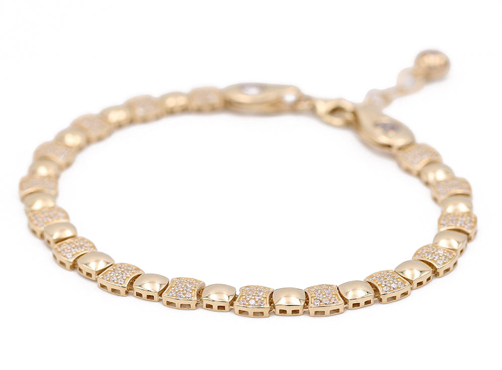 Fashion Bracelet with Cubic Zirconias