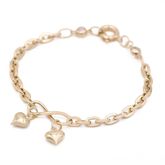 Hearts with Infinity Loop Bracelet