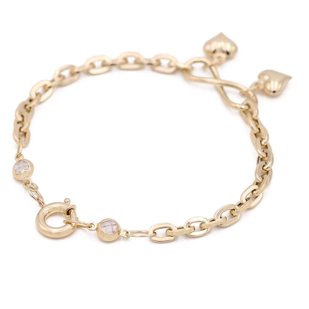 Hearts with Infinity Loop Bracelet