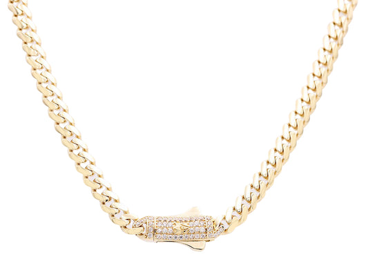 Semi-Solid Monaco Link Necklace