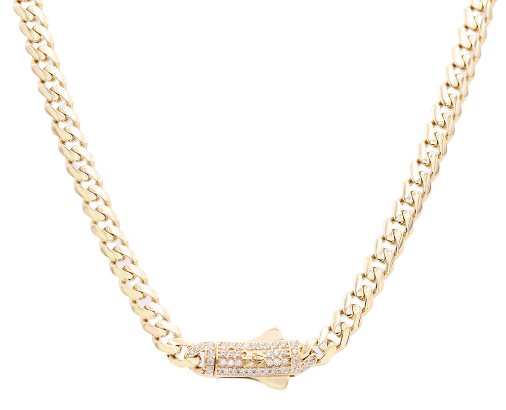 Semi-Solid Monaco Link Necklace