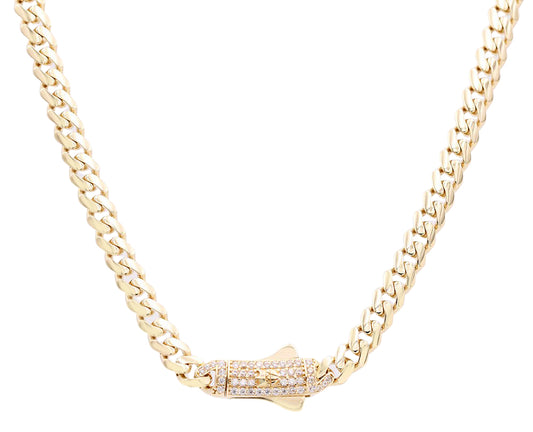 Semi-Solid Monaco Link Necklace