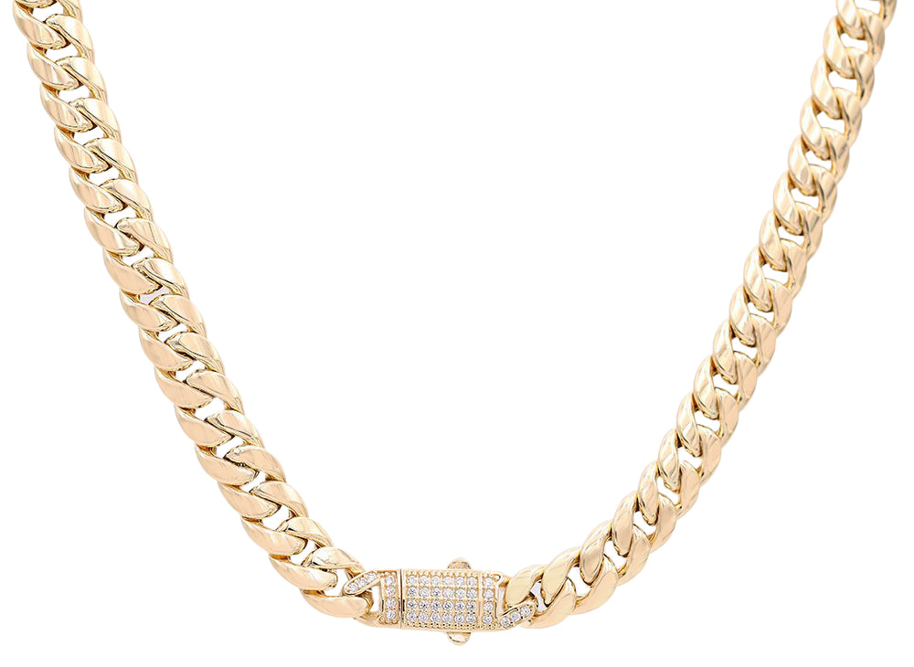 Semi-Solid Cuban Link Necklace