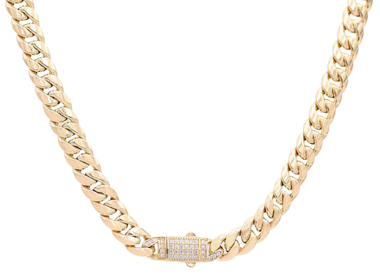 Semi-Solid Cuban Link Necklace