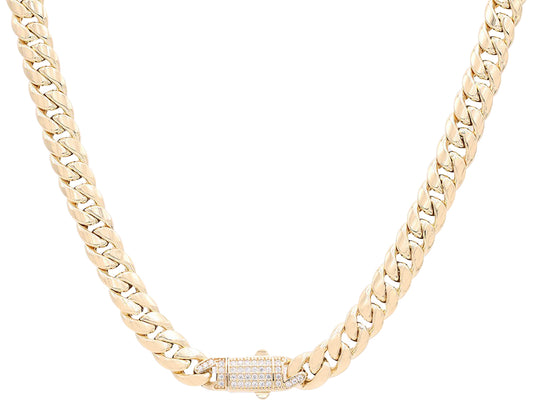 Semi-Solid Cuban Link Necklace