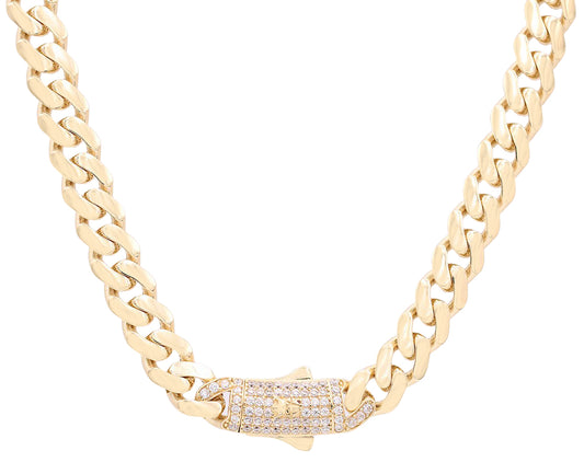 Semi-Solid Monaco Link Necklace