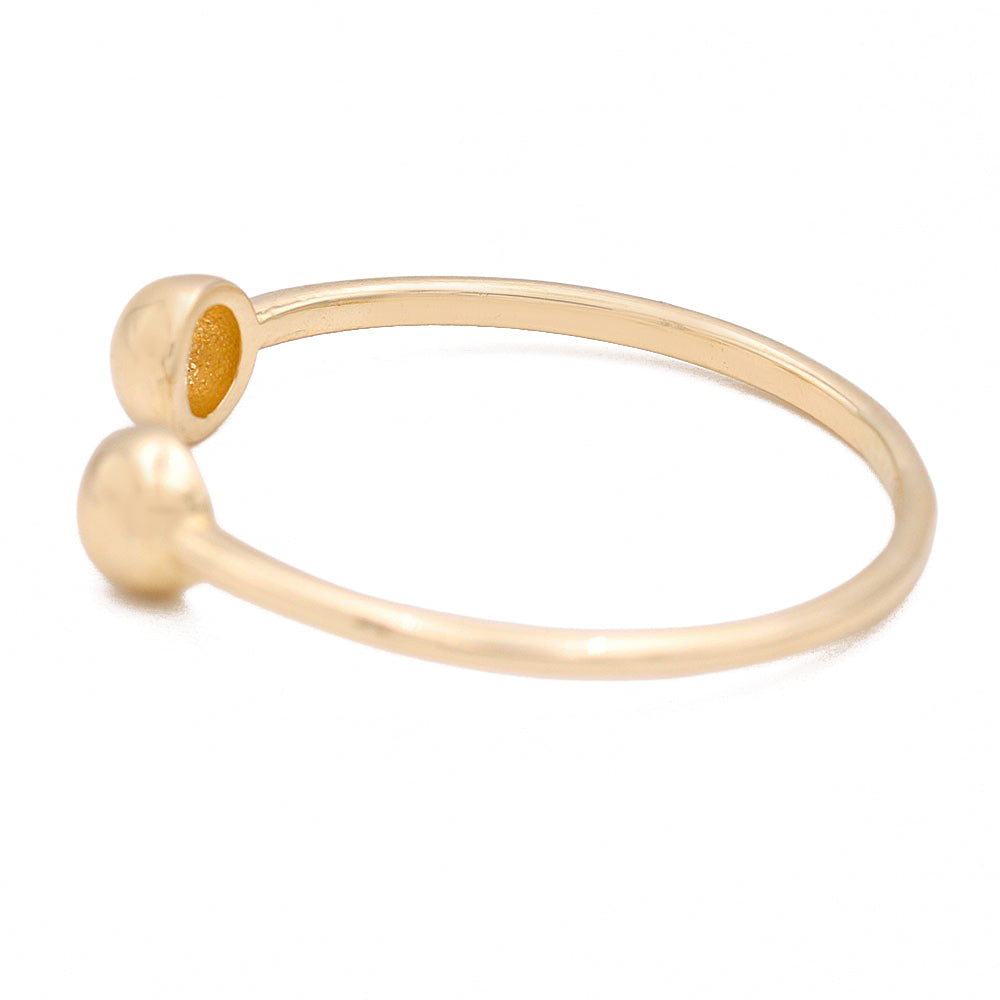 Gold Fashion Hoop Ring